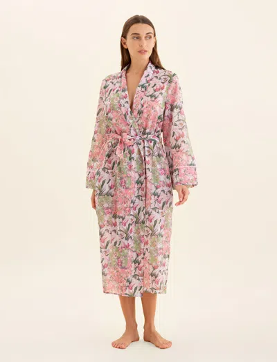 Papinelle Palisades Maxi Robe In Strawberry Ice