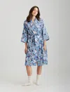 Papinelle Paloma Midi Robe In Blue