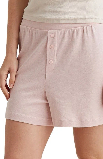 Papinelle Pia Knit Sleep Shorts In Pink