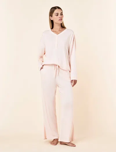 Papinelle Pia Super Luxe Wide Leg Pant In Pink