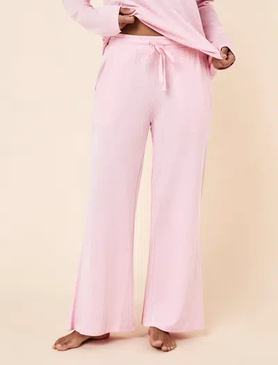 Papinelle Pia Super Luxe Wide Leg Pant In Pink