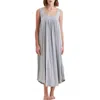 Papinelle Pleated Nightgown In Grey