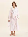 Papinelle Plush Sherpa Robe & Sleep Mask In  Pink