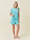 Papinelle Resort Terry Tee And Boxer Set