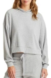 PAPINELLE PAPINELLE RIBBED CROP HOODIE