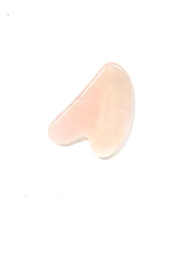 Papinelle Rose Quartz Gua Sha Stone In Pink