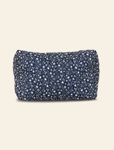 Papinelle Rosy Rosie Large Quilted Cos Bag In Deep Navy