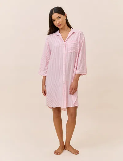 Papinelle Sabine Seersucker Stripe Nightshirt