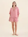 Papinelle Gingham Seersucker Short Pajamas