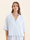 PAPINELLE SEERSUCKER SHORT SLEEVE SHIRT