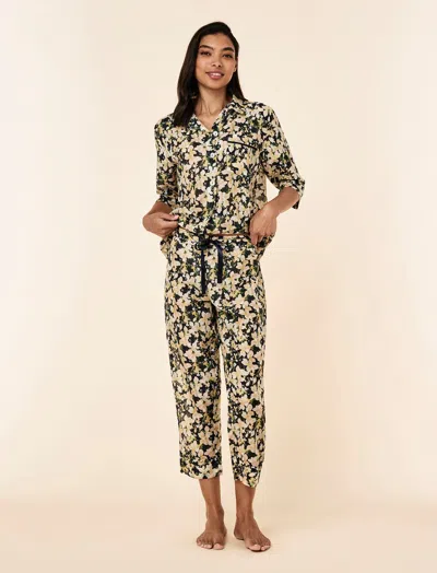 Papinelle Serena Crop Pj Set In Blue