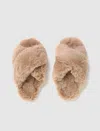 Papinelle Sheepy Crossover Slides In Mocha