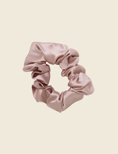 Papinelle Silk Scrunchie In Brown