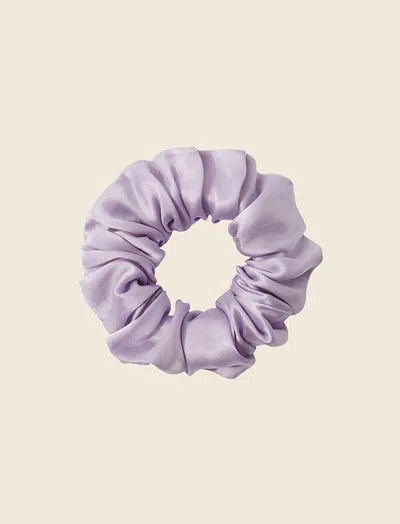 Papinelle Silk Scrunchie In Wisteria