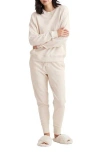 Papinelle So Soft Fleecy Pullover And Loungepant Set In Neutral