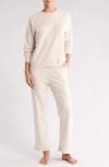 Papinelle So Soft Fleecy Pullover And Loungepant Set In Neutral