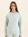 Papinelle So Soft Fleecy Pullover In Light Moss