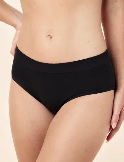 Papinelle Sofia Seamless Midrise Knicker In Black