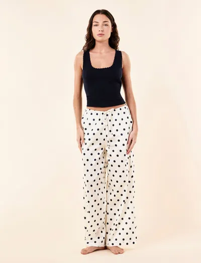 Papinelle Soft Cotton Spot Wide Leg Pant
