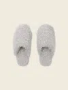 Papinelle Soft Teddy Mule In Grey