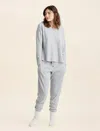 Papinelle Super Soft Waffle V-neck Top And Jogger Set