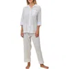 Papinelle Swiss Dot Crop Pajamas In White