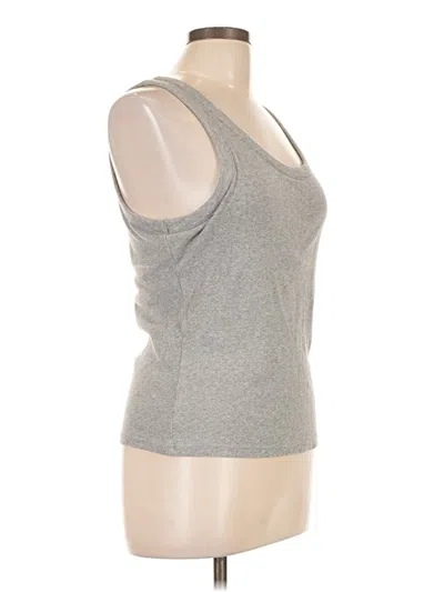 Pre-owned Papinelle Tank Top Gray Strapless Neckline Tops