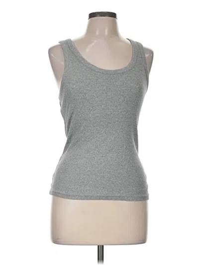 Pre-owned Papinelle Tank Top Gray Strapless Neckline Tops