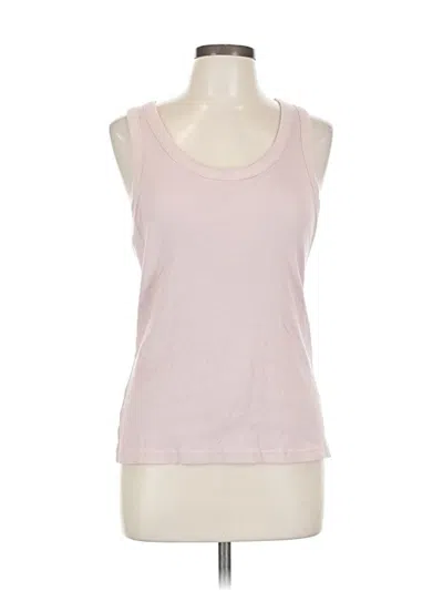 Pre-owned Papinelle Tank Top Pink Halter Neckline Tops
