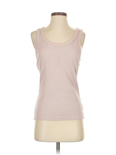 Pre-owned Papinelle Tank Top Pink Strapless Neckline Tops
