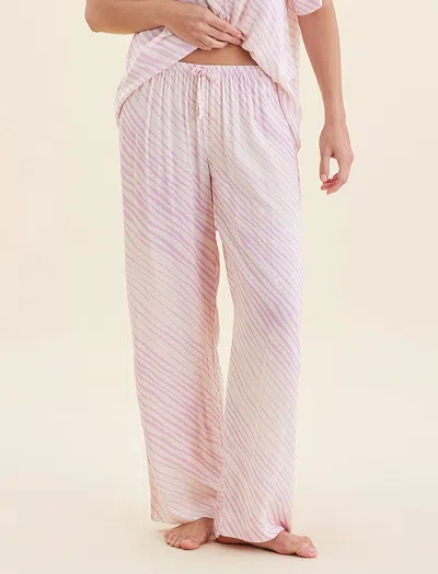 Papinelle Tatiana Straight Leg Full Length Pant In Ballet Pink