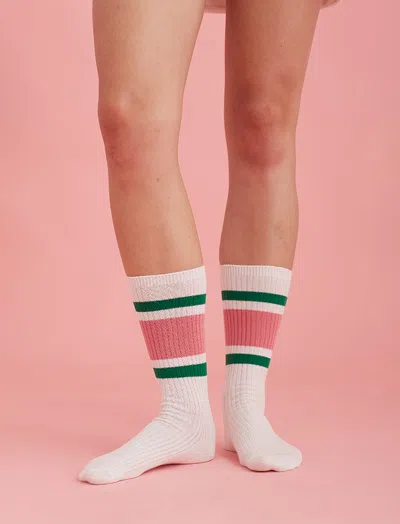 Papinelle Tennis Socks In White