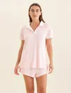 Papinelle Tennis Terry Boxer Pj Set In  Pink