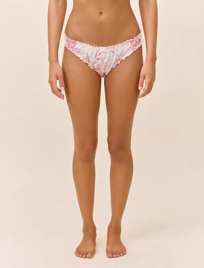 Papinelle Toile De Jouy Pantie In Pink