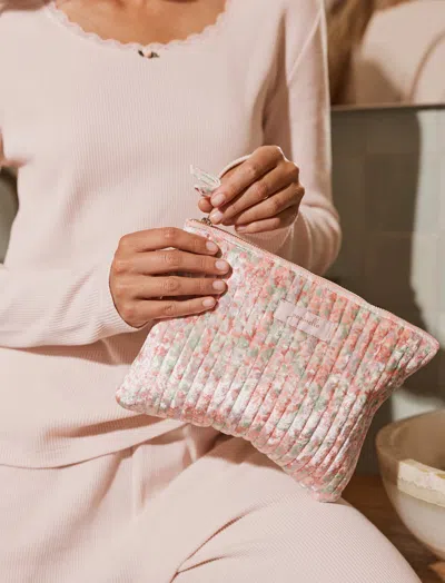 Papinelle Velvet Quilted Cos Bag