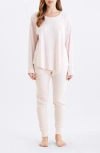 Papinelle Waffle Knit Pajamas In Neutral