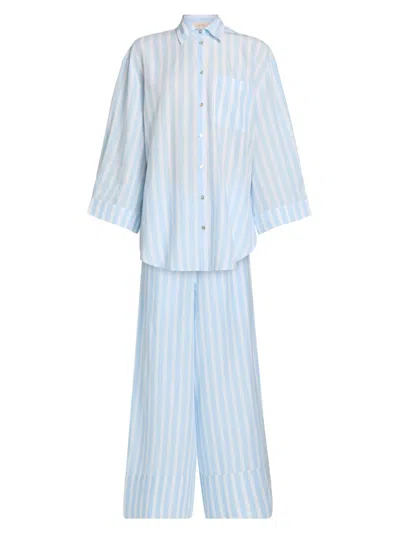 Papinelle Women's Amelie Oversized Pajamas In Blue