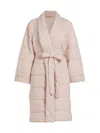 Papinelle Women's Cuddle Puffa Quilted Robe In Mushroom