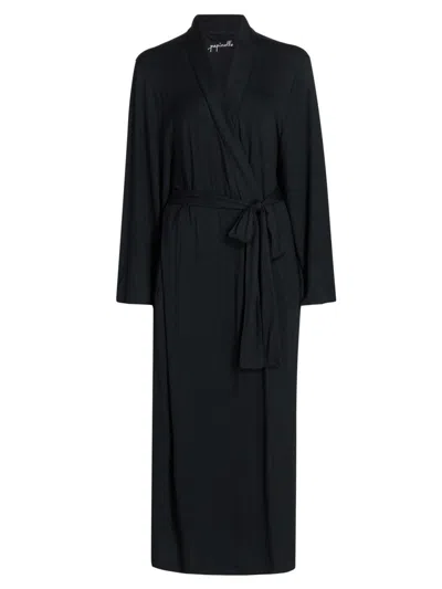 Papinelle Women's Kate Modal Soft Robe In Black