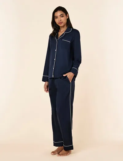 Papinelle Zoe Full Length Pj Set In Blue