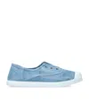 Papouelli Canvas Darcie Slip-on Sneakers In Blue