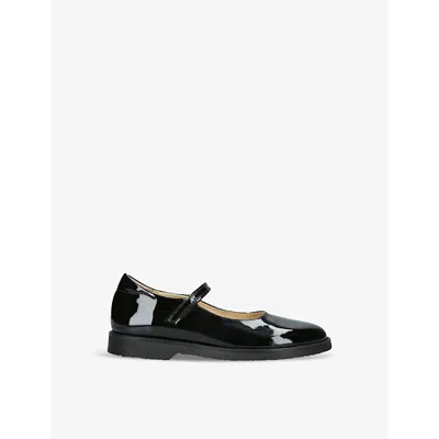 Papouelli Kids' Patent Leather Emilia Pumps In Black