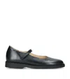 Papouelli Leather Emilia Shoes In Black