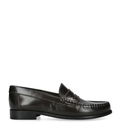 Papouelli Kids' Leather London Loafers