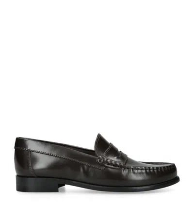 Papouelli Kids' Leather London Loafers