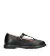 Papouelli Leather Martha Shoes In Black