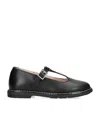 Papouelli Leather Martha Shoes In Black