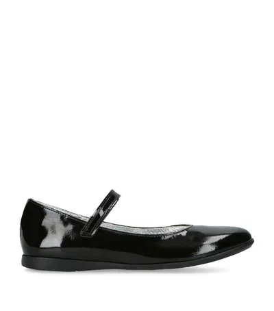 Papouelli Kids' Patent Leather Evie Flats In Black