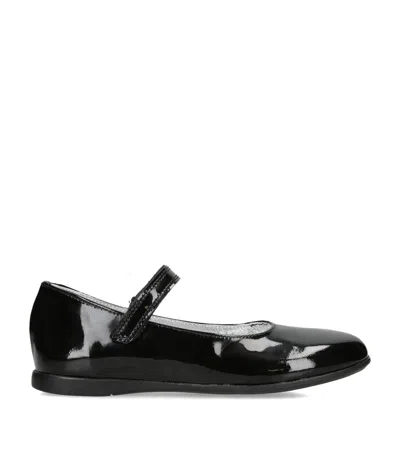 Papouelli Kids' Patent Leather Evie Flats In Black
