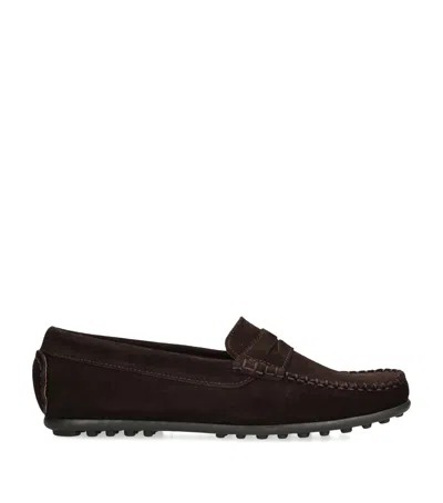 PAPOUELLI SUEDE FELIX LOAFERS